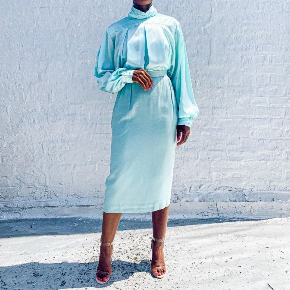 Aqua Blouse